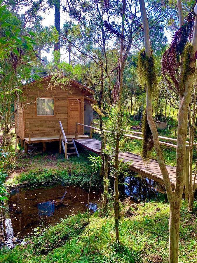 Casas e apartamentos de temporada para 2 pessoas, com balcão e jardim em Cambará do Sul