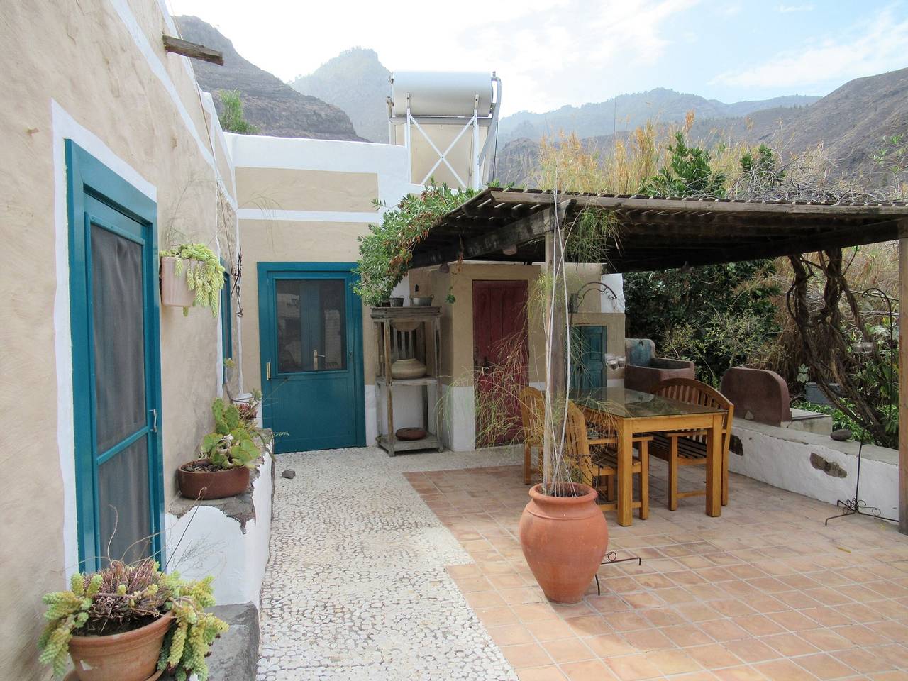 Casa con piscina privada, Wifi y jardín en Agaete in El Risco, Agaete