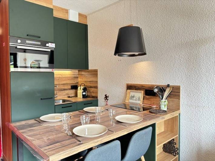 Studio pour 4 personnes, avec piscine et balcon