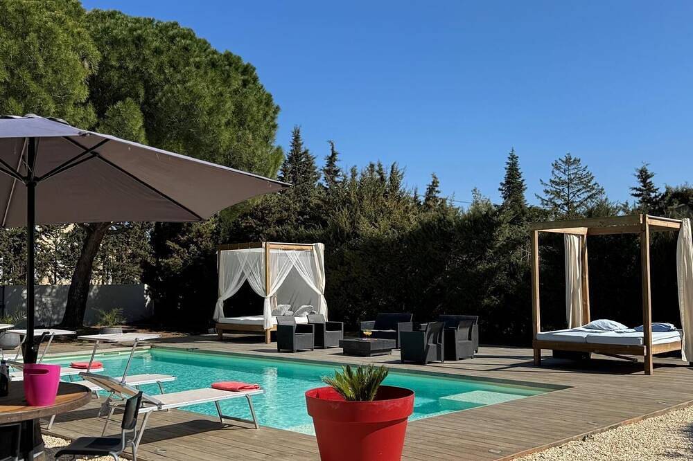 Magnificent 8-person house with swimming pool in Peyriac-Minervois, Carcassonne und Umgebung