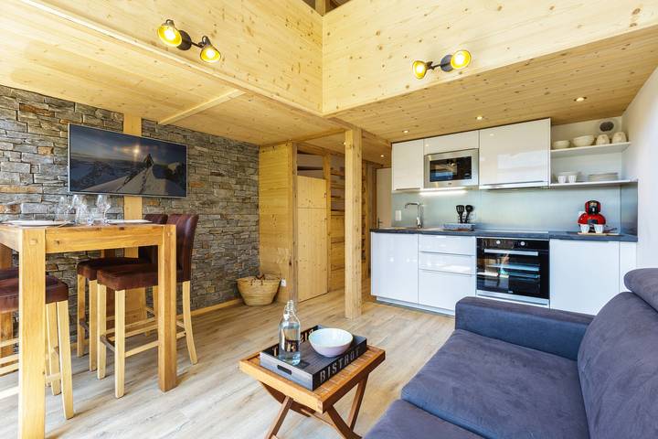 Gîte pour 4 personnes, avec balcon, adapté aux familles dans Argentière - 4