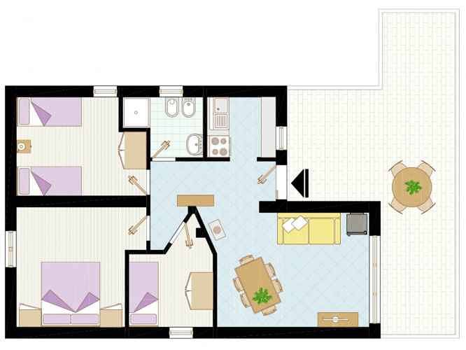Bungalow für 6 Personen, mit Garten in Bibione - 4