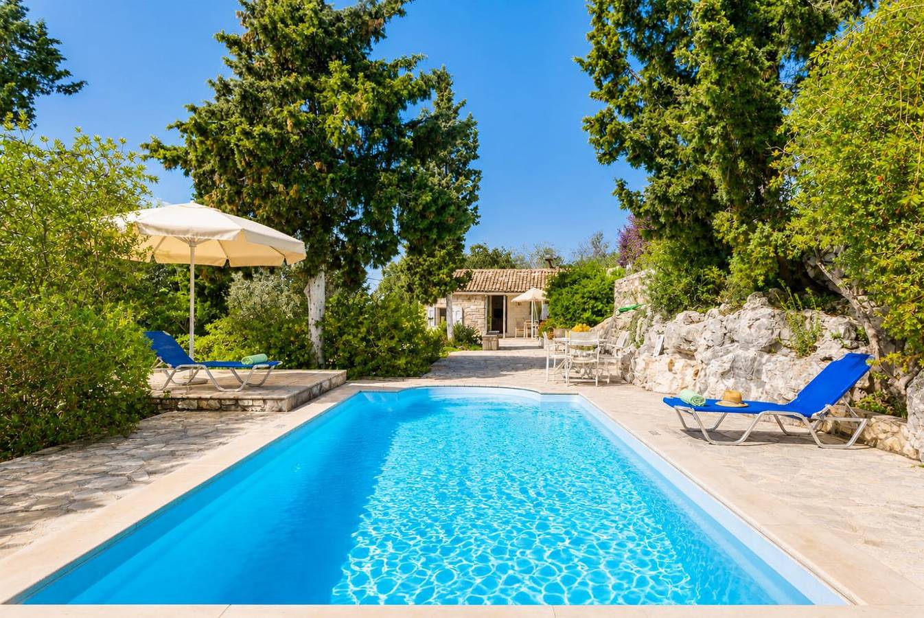 Villa für 3 Personen mit Terrasse in Vlachopoulatika, Paxos