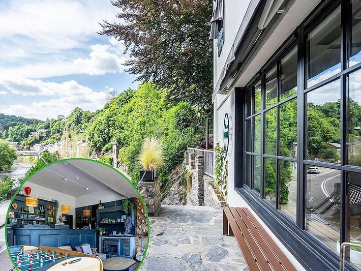 Ferienhaus für 19 Personen, mit Sauna und Terrasse sowie Balkon/Terrasse