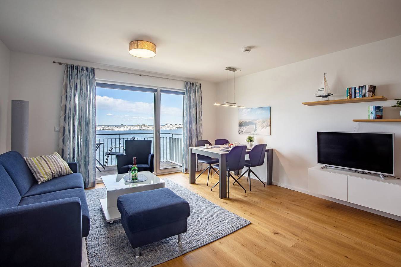 Ganze Ferienwohnung, Fewo Reeder's Nest by Seeblick Ferien Oro, 2-Zi-Hafenwohnung in Olpenitz, Kappeln