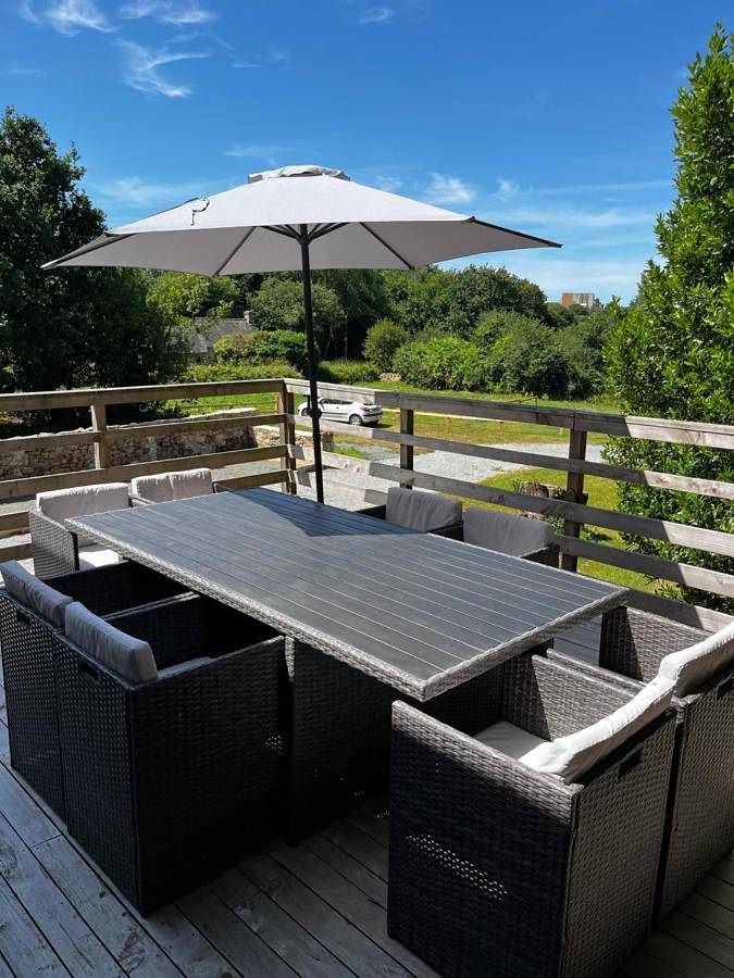 Maison de vacances pour 8 personnes, avec Balcon et Terrasse ainsi que Jardin et Vue