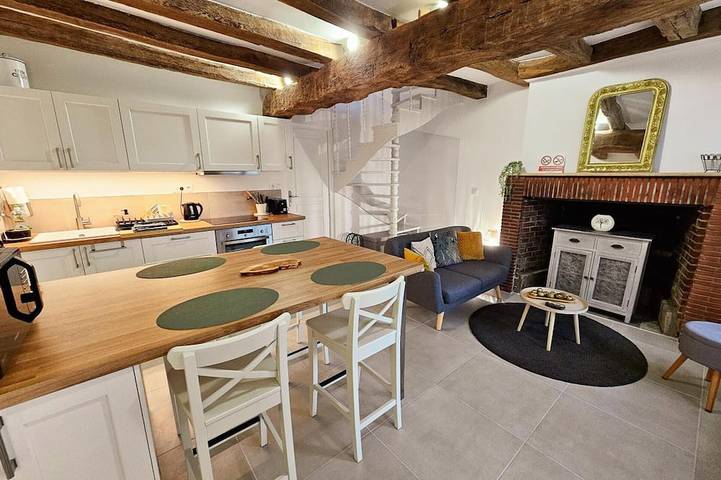 Gîte pour 4 personnes, avec jardin