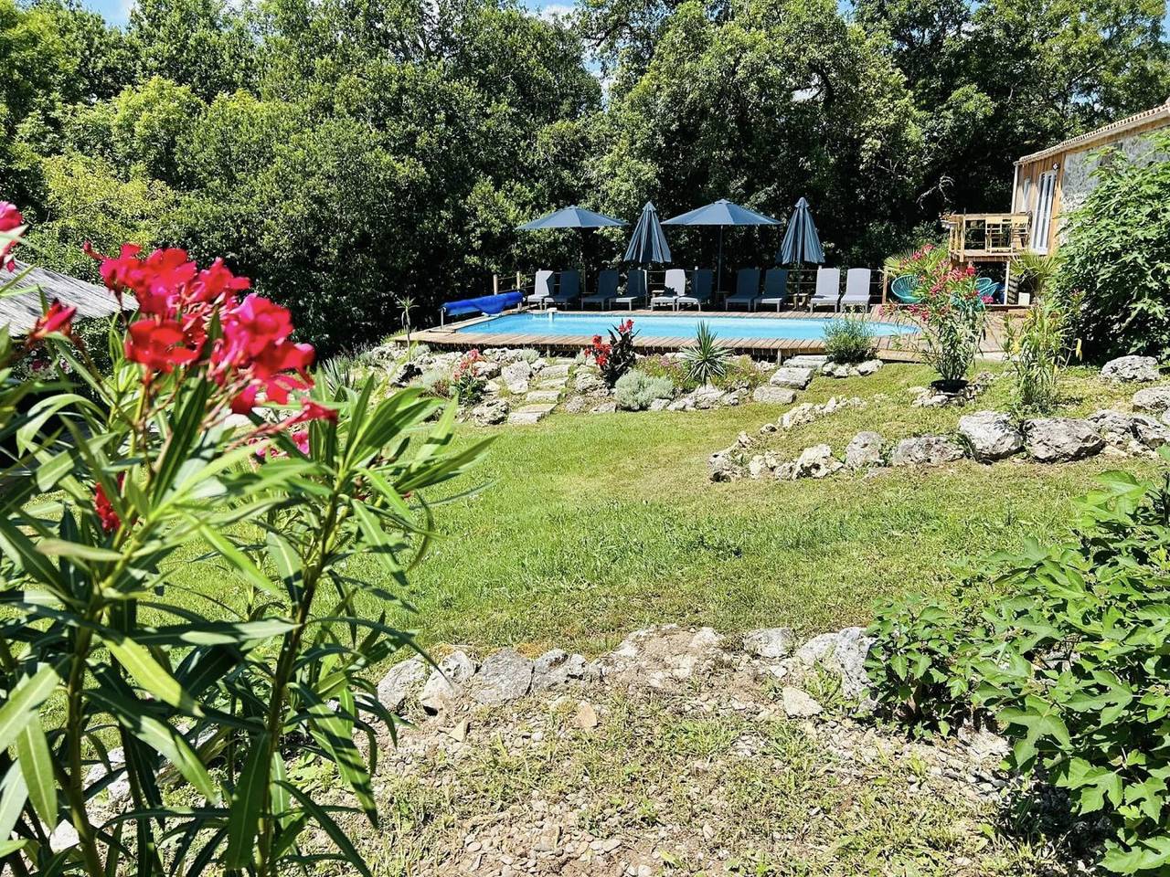 Gite Le Rêve Champêtre avec piscine privative in Anthé, Région de Villeneuve-sur-Lot