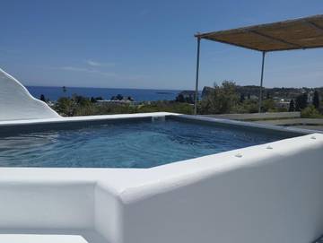 Ferienhaus für 2 Personen, mit Garten und Whirlpool sowie Pool auf Rhodos