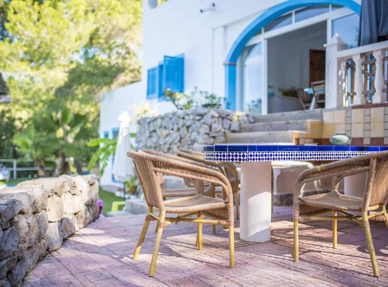 Villa 'Montecristo' with Private Pool, Wi-Fi, and Air Conditioning in Sant Antoni de Portmany, West Ibiza