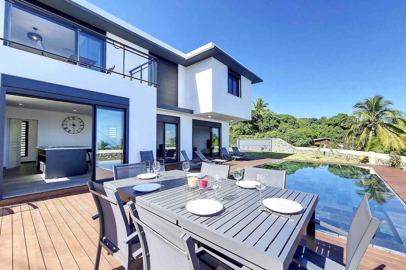 Ferienhaus für 6 Personen mit Garten in Saint-Paul, La Réunion