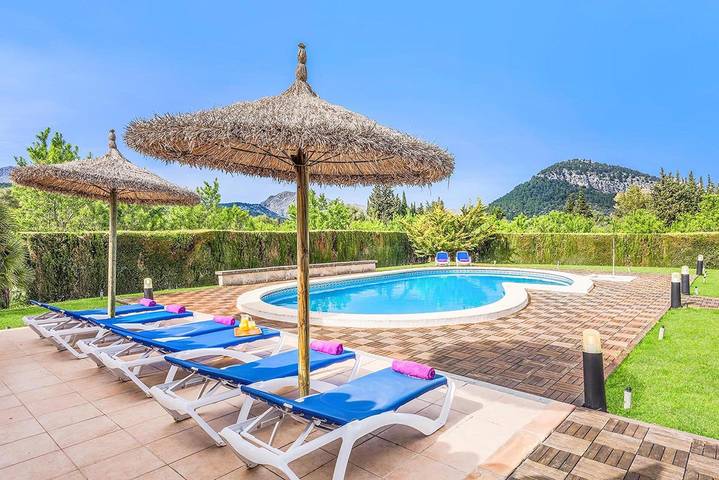 Ferienhaus 'Finca Rafalet' mit Pool, WLAN, Klimaanlage & Garten in Vall de Colonya, Pollença