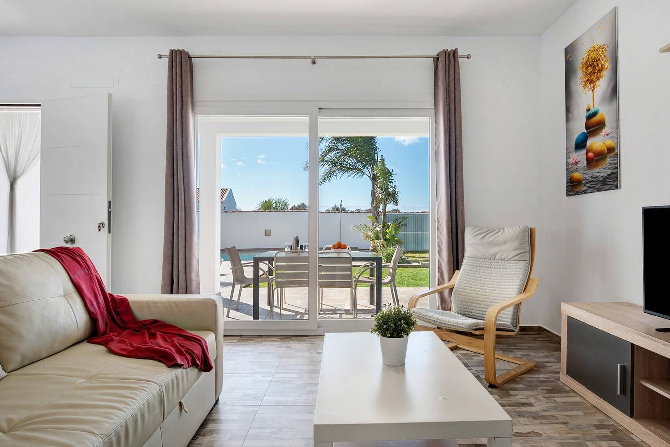 Casa de vacaciones 'Casa Maria Jose' con piscina privada, terraza privada y Wi-Fi in Conil de la Frontera, Costa de la Luz