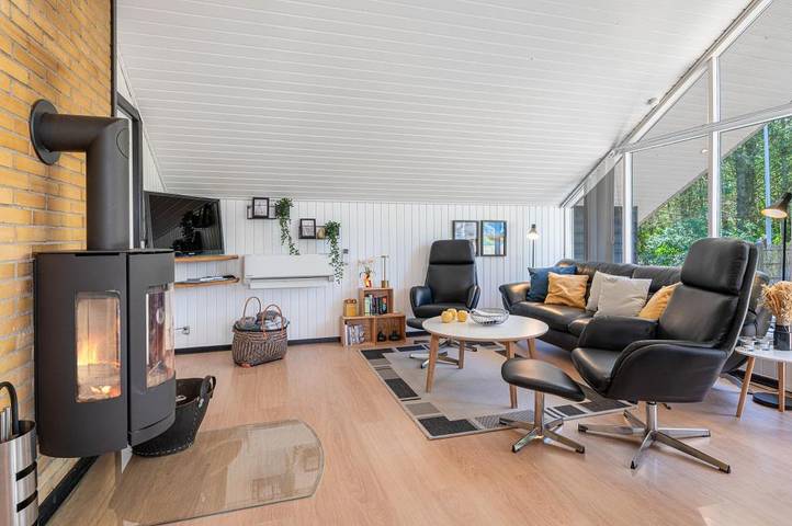 Charmantes Ferienhaus mit Feuerstelle und Shelter  in Lodbjerg Hede, Ringkøbing