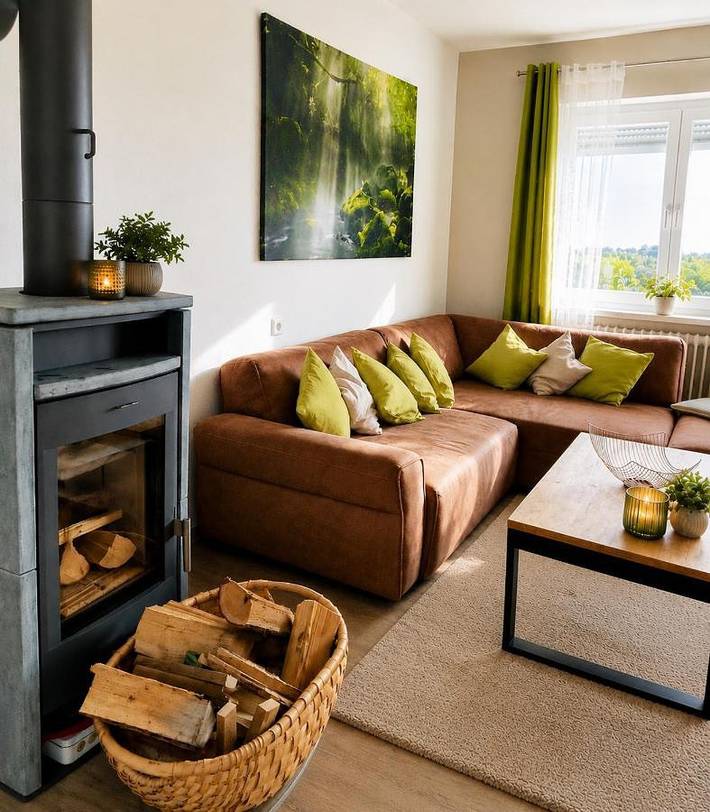 Ferienwohnung für 6 Personen, mit Balkon und Terrasse sowie Garten und Ausblick in Mauth