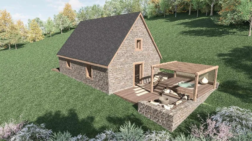 Maison de vacances pour 4 personnes, avec jardin et jacuzzi - 1