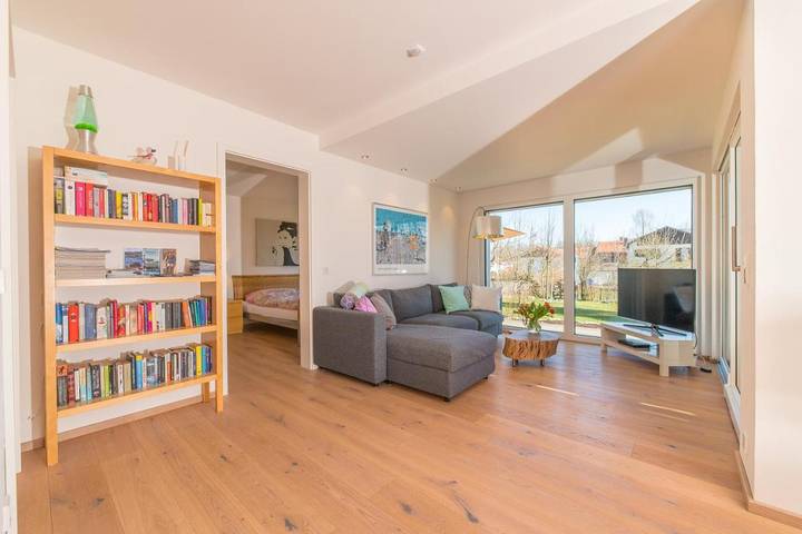 Ferienwohnung für 3 Personen, mit Terrasse und Ausblick
