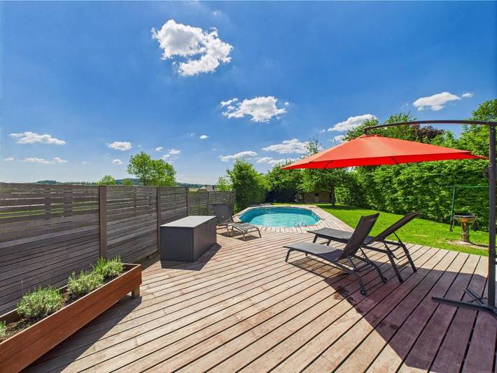 Location de vacances pour 6 personnes, avec jardin et piscine ainsi que sauna et terrasse à Bertrix - 2
