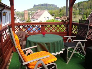 Bungalow für 2 Personen, mit Terrasse, mit Haustier in Sächsische Schweiz
