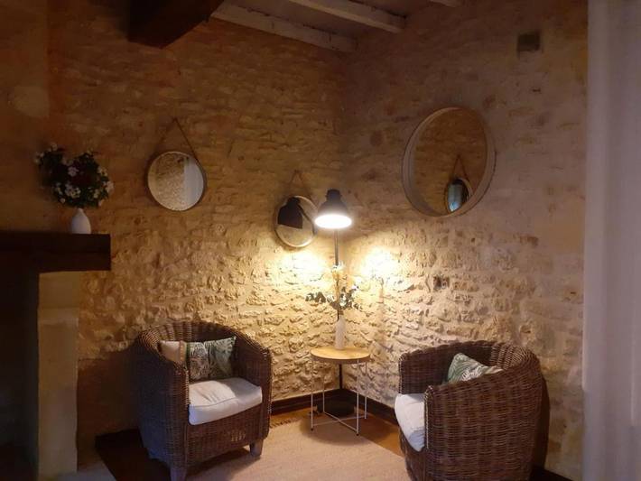 Location de vacances pour 2 personnes, avec jardin et vue ainsi que piscine et terrasse à Pezuls - 4