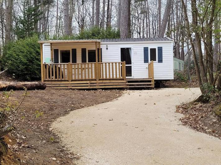 Camping pour 6 personnes, avec jardin et vue ainsi que bassin pour enfant et terrasse dans Essonne - 2