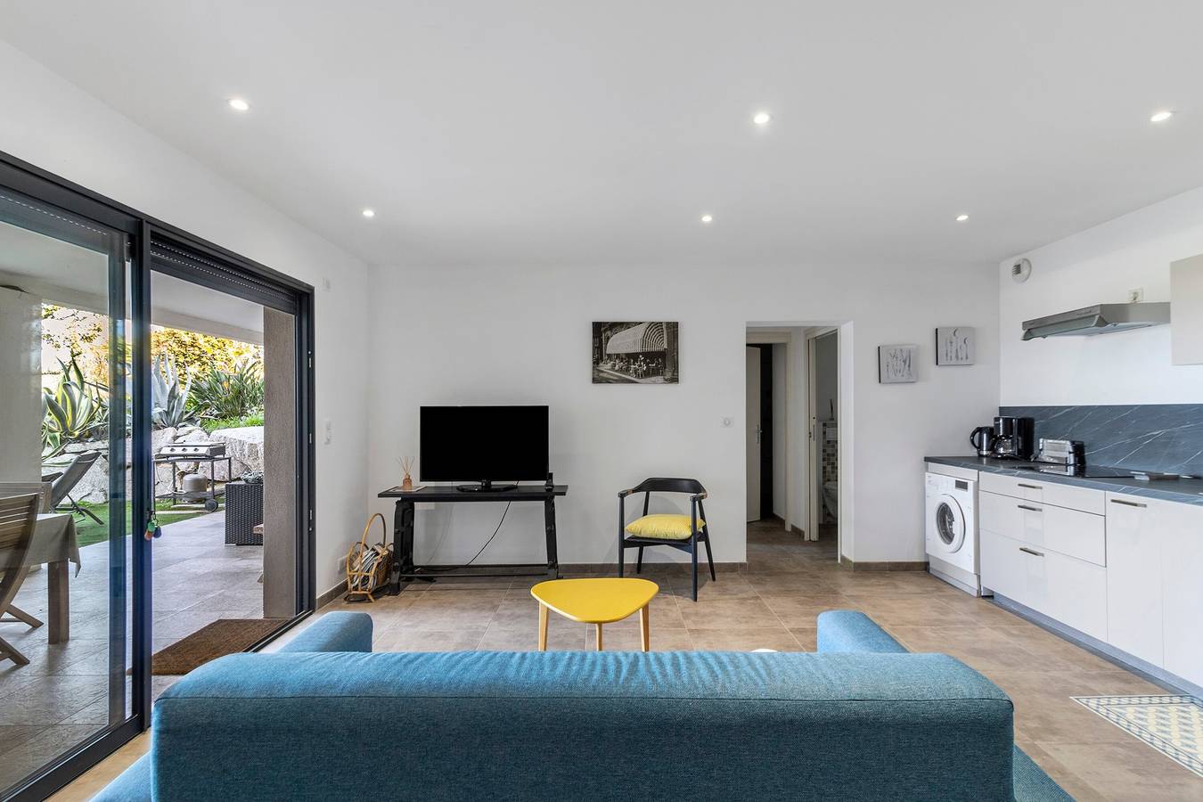 Maison de vacances « Rez De Face À La Mer » avec vue sur la mer, Wi-Fi et climatisation in Grosseto-Prugna, Région d'Ajaccio