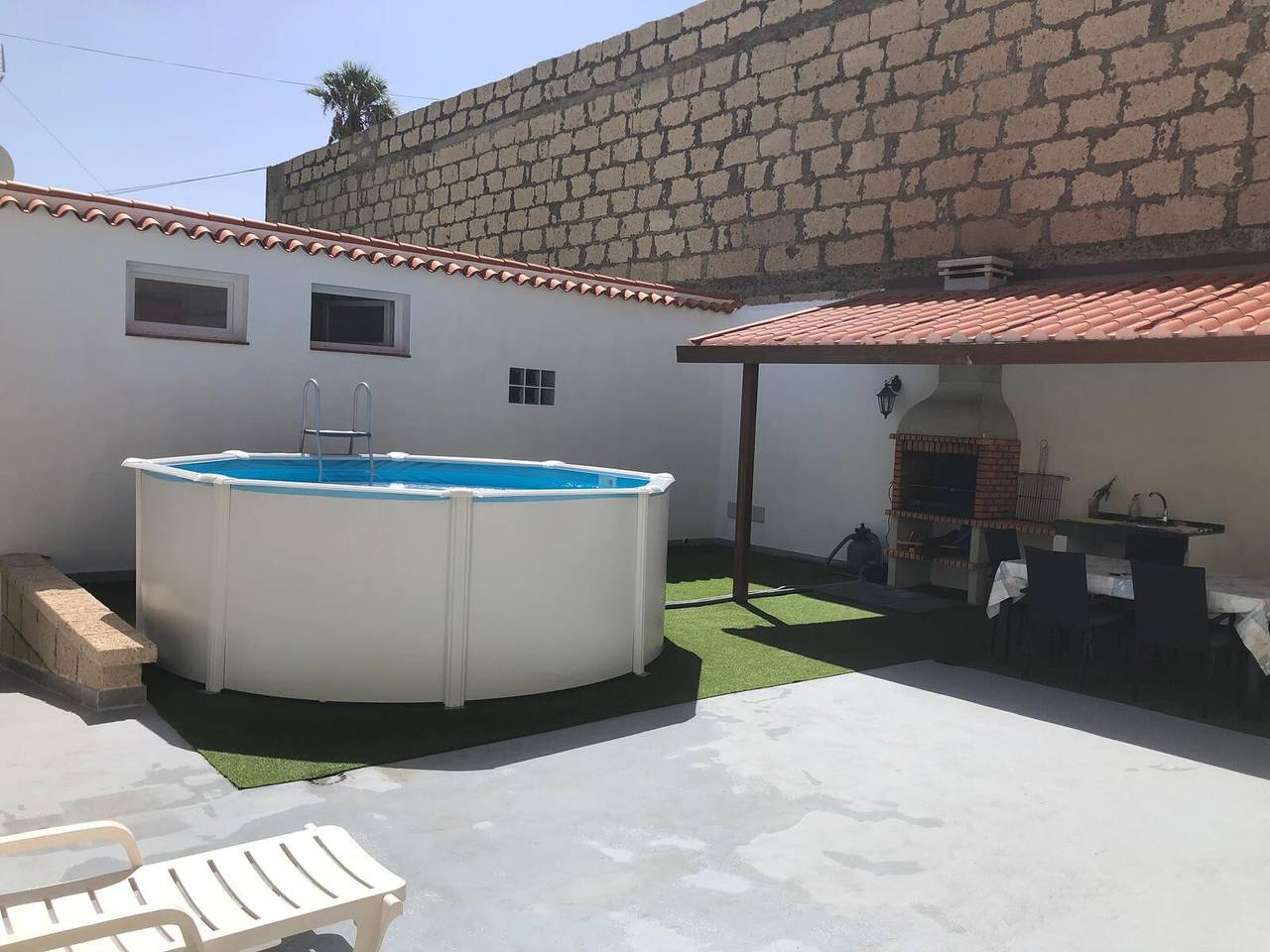Casa de Vacaciones 'Casa Acogedora Con Barbacoa' con Vista al Mar, Piscina Privada y Wi-Fi in Fasnia, Tenerife Sur