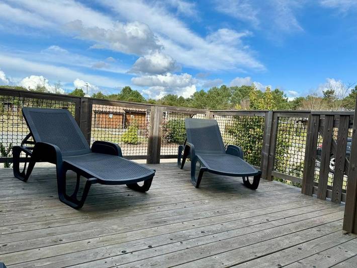 Gîte pour 6 personnes, avec jardin et piscine, animaux acceptés dans Golf Blue Green Gujan - 2