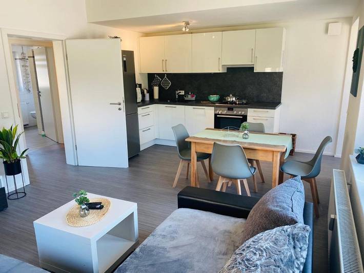 Ferienwohnung für 4 Personen, mit Terrasse und Ausblick in Konz