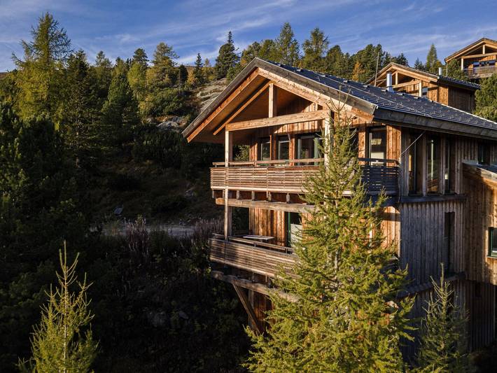 Ferienhaus für 8 Personen, mit Balkon und Whirlpool sowie Sauna an der Turracher Höhe