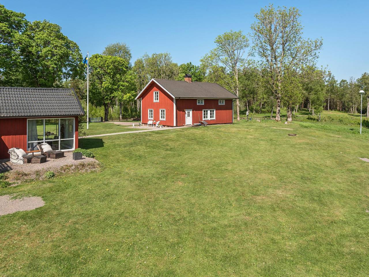 Flugebacken in Sandhems distrikt, Sandhem