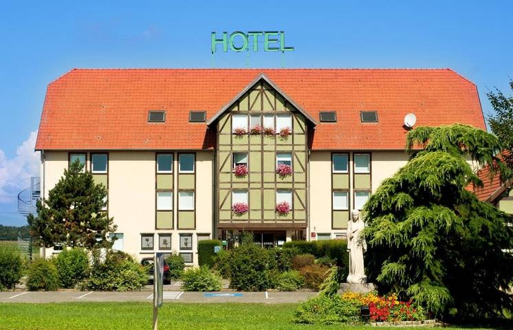 Hôtel pour 2 personnes, avec terrasse, animaux acceptés à Ottmarsheim