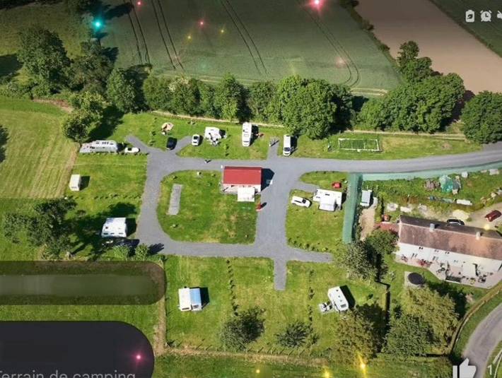 Camping pour 6 personnes, avec Jardin et Vue