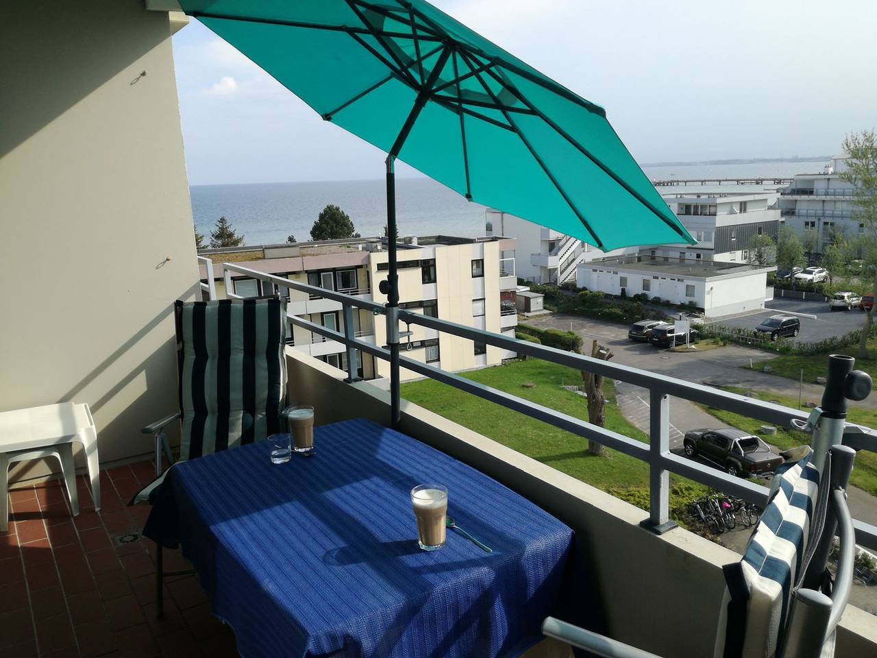 Ganze Wohnung, Apartment mit Meerblick, Parkplatz, Geschirrspüler und Balkon in Großenbrode, Ostholstein