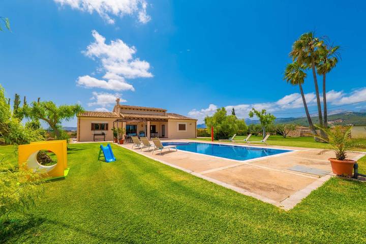 Son Crestes - Bonita casa de campo con piscina privada con Wifi Gratis in Sa Pobla, Mallorca Norte