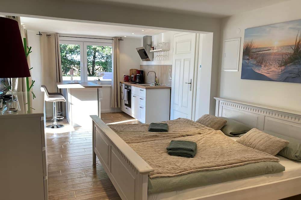 Ganze Wohnung, Ostsee, 1-Zimmer-Ferienwohnung für 2Per. im Ostseebad Nienhagen, 5min zum Strand in Nienhagen, Rostock und Umgebung