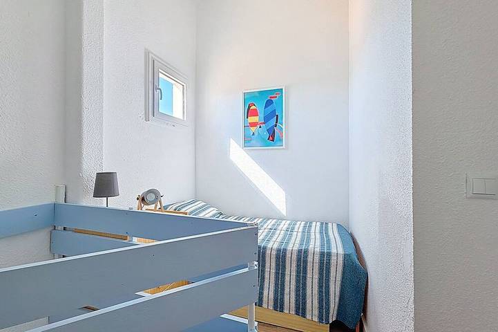 Ganze Wohnung, Weihnachtsdorf - Schlafmöglichkeit für 4-6, am Meer und See, mit Terrasse, ruhige Lage in Le Barcarès, Mittelmeerküste (Frankreich)