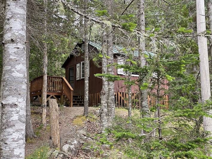 Vacation apartment for 2 people, with terrace, with pets in Maine