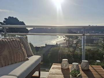 Gîte pour 3 personnes, avec terrasse dans Plage Trestraou