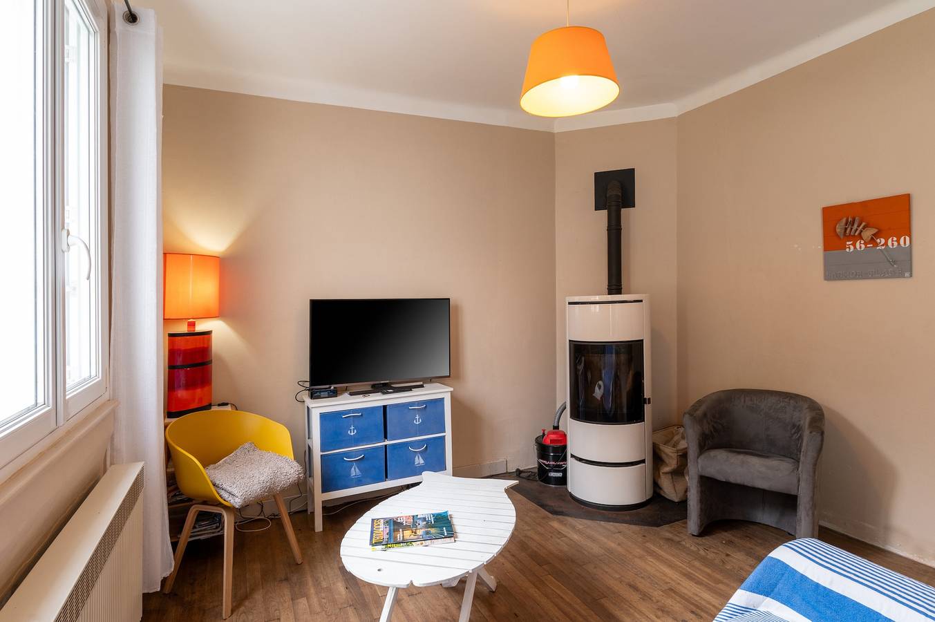 Casa de vacaciones 'Maison De Vacances 50m De La Plage' con terraza privada, jardín privado y Wi-Fi in Larmor-Plage, Côte des Mégalithes