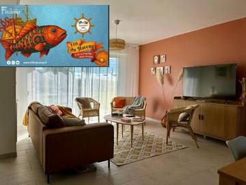 Gîte pour 9 personnes, avec vue et terrasse dans Daubeuf-Serville