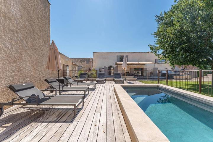 Vacation rental for 4 people, with Balcony and Terrace as well as Hot tub and Yard in Mane