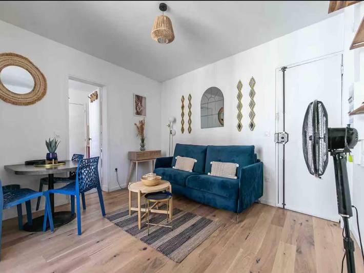 Apartamento entero, Encantador apartamento de 1 dormitorio/4 plazas en Montreuil, cerca de París. in Montreuil, Sena-Saint Denis