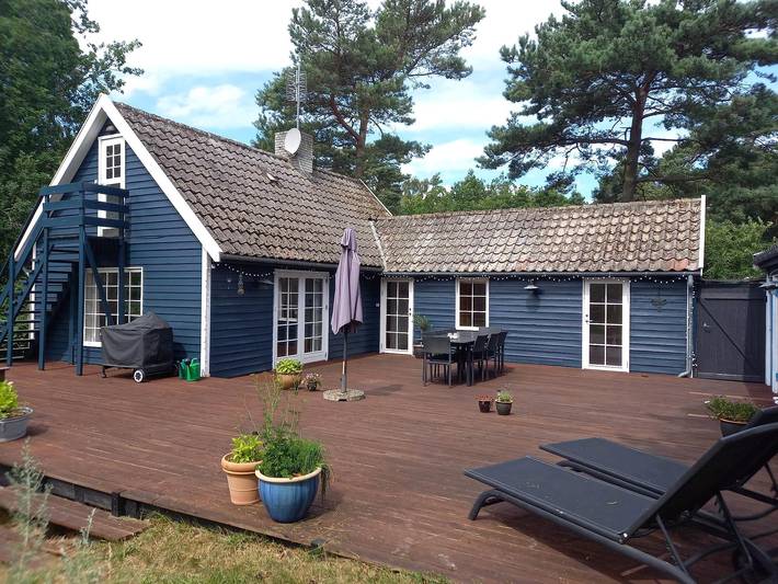 Ferienhaus für 8 Personen, mit Terrasse und Garten sowie Sauna