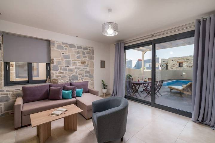 Villa voor 6 personen met tuin in Iraklio-Heraklion en omgeving