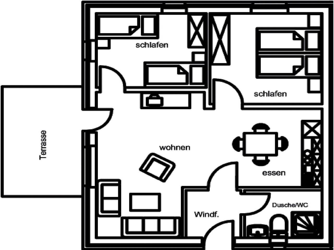 Ganze Wohnung, Ferienhaus in Deutschland mit Terrasse in Brakel, Kreis Höxter