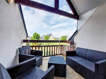 Gîte pour 4 personnes, avec balcon dans Plage de la Légenèse