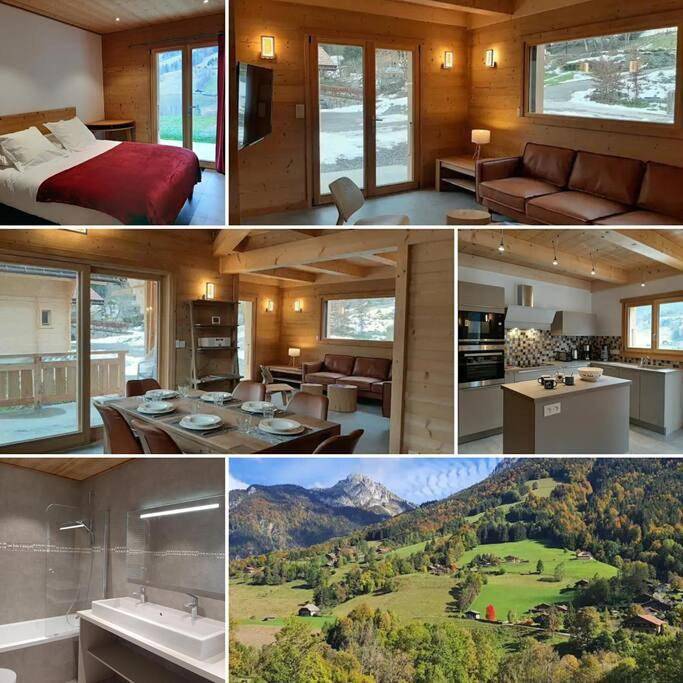 Location de vacances pour 8 personnes, avec vue et jardin dans Glières-Val-de-Borne - 2