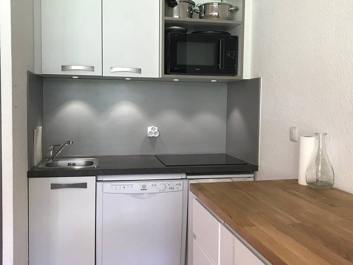 Estudio entero, Apartamento renovado 5 pers., cerca de pistas y tiendas, balcón sur, parking incluido in La Plagne, Aime-la-Plagne
