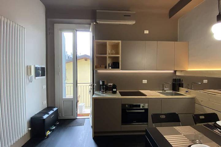 Apartamento de vacaciones para 3 personas, con balcón, Se admiten mascotas en Milán